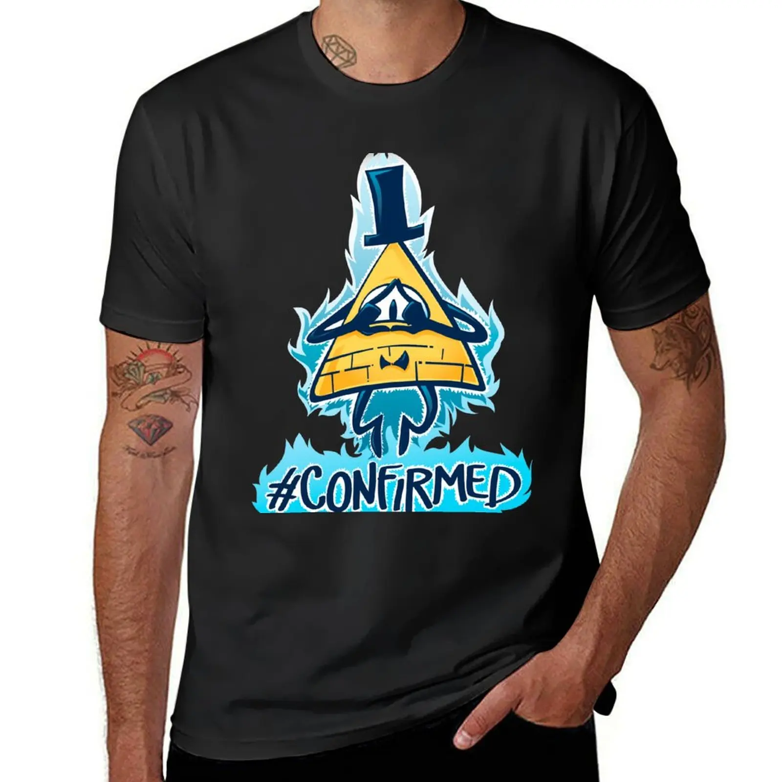 Bill Cipher - CONFIRMED T-shirt sweat cute clothes summer tops quick-drying mens graphic t-shirts pack