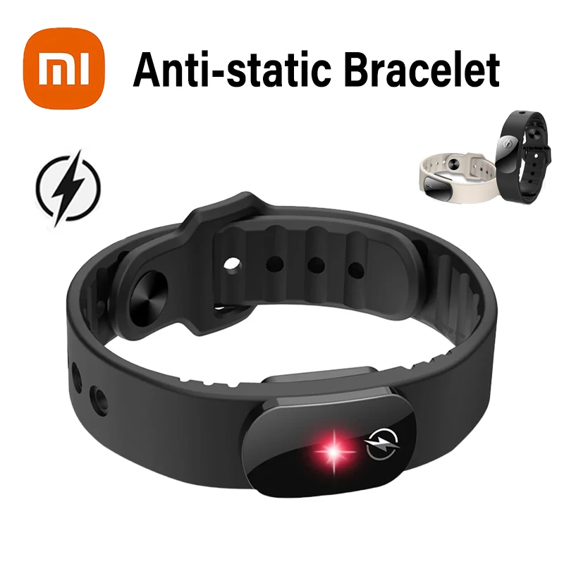 Xiaomi Wireless Anti-static Silicone Bracelets Adjustable Static Eliminator Body Eliminates Static Adults Kids Winter Universal