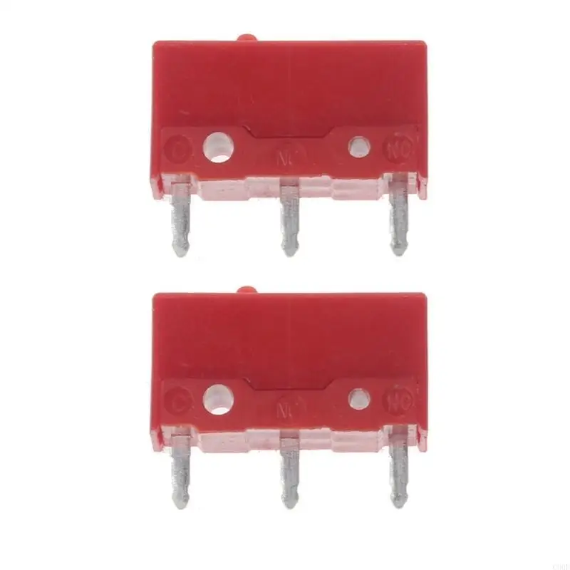 

C90F Kailh for GM Mouse Micro Switch Red Switches Buttons for Gaming Mouse 2Pcs 60M Life Microswitch