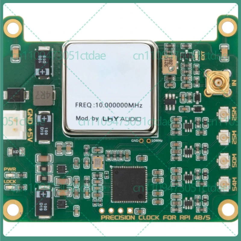 For High precision timing modification PCB built-in OCXO oven crystal & PLL circuit, minimize jitter for Pi streamer playback
