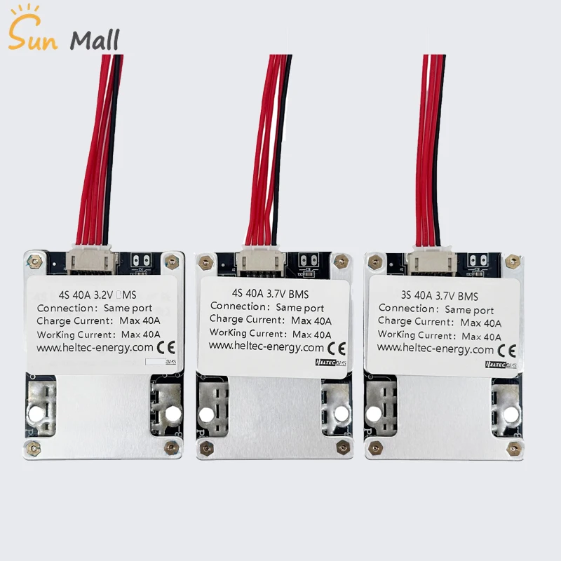 

40A 80A 120A 3S Li-ion 4S Lifepo4 Lithium Battery Protection Board 12V 3.7V 3.2V with Balance BMS for Motor Energy Storage Lamp