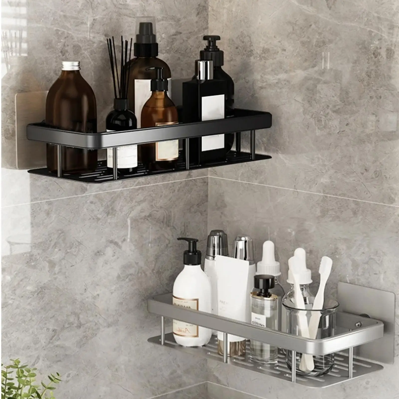 

Shelves For Shower Wall Wall Storage Bathroom Shelves Rack For Home Living Room Restroom Apartment Dorm Corner Space Vanity Area