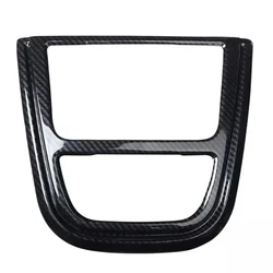 For Buick for Encore Carbon Fiber Console CD Button Frame Control Panel Cover Durable Material Hassle Replacement