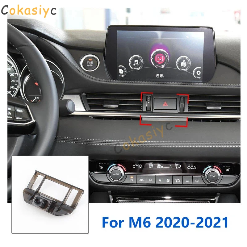17mm Special Mounts For Mazda 6 Atenza Car Phone Holder GPS Supporting Fixed Bracket Air Outlet Base Accessories 2004-2021
