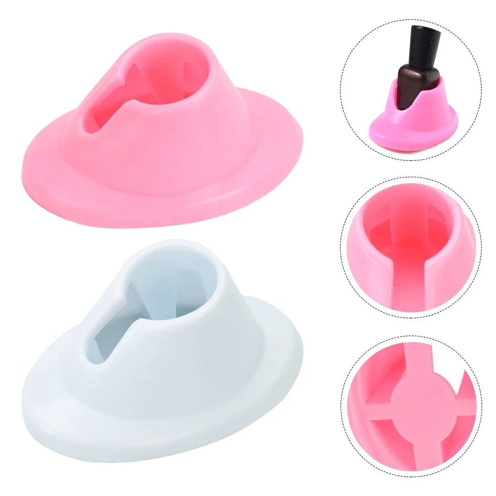 4個入りポリッシュボトルホルダーセット、耐久性のあるこぼれ防止ネイルアートオーガナイザー スタンド、DIYネイルジェルポリッシュラック収納、マニキュアツール用