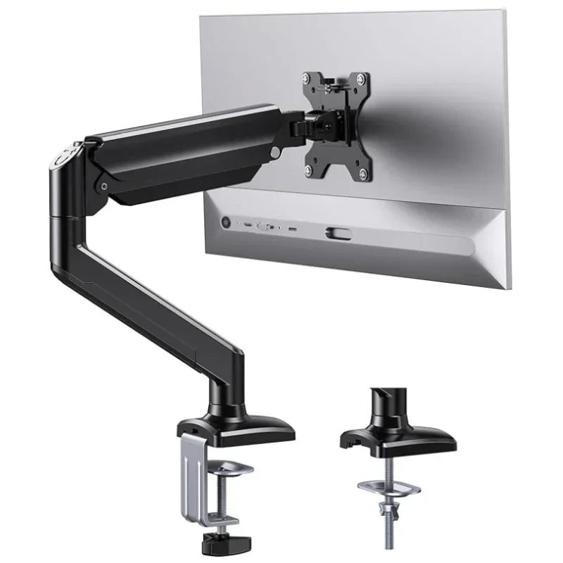 

Top! Single Monitor Bracket Up To 32 Inches And 19.8 Lbs Per Screen Computer Desk Mount Stand Adjustable Gas Spring