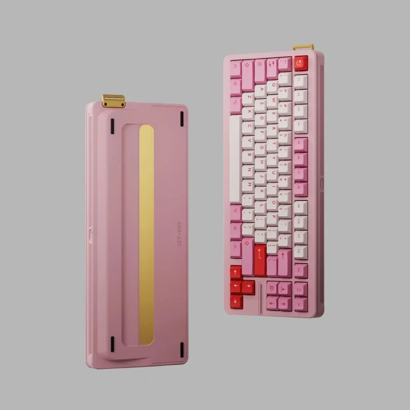 GT-80 メカニカルキーボードシェルカスタムメカニカルアルミニウム合金ケース Wooting80HE 磁気軸メカニカルキーボードゲーム用