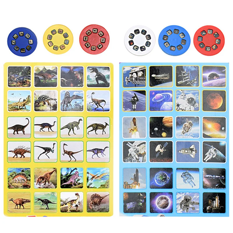 الإسقاط مصباح يدوي العارض الشريحة قصة لعبة وقت النوم لفتاة صبي مصباح متوهجة الاطفال توهج التعليم لعبة هدايا عيد الميلاد TMZ #6