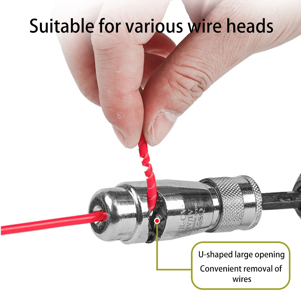 Portable Electric Wire Stripper Cable Quick Swivel Stripper For Electric Drill Wire Nut Twister Professional Electrician\'s Tool