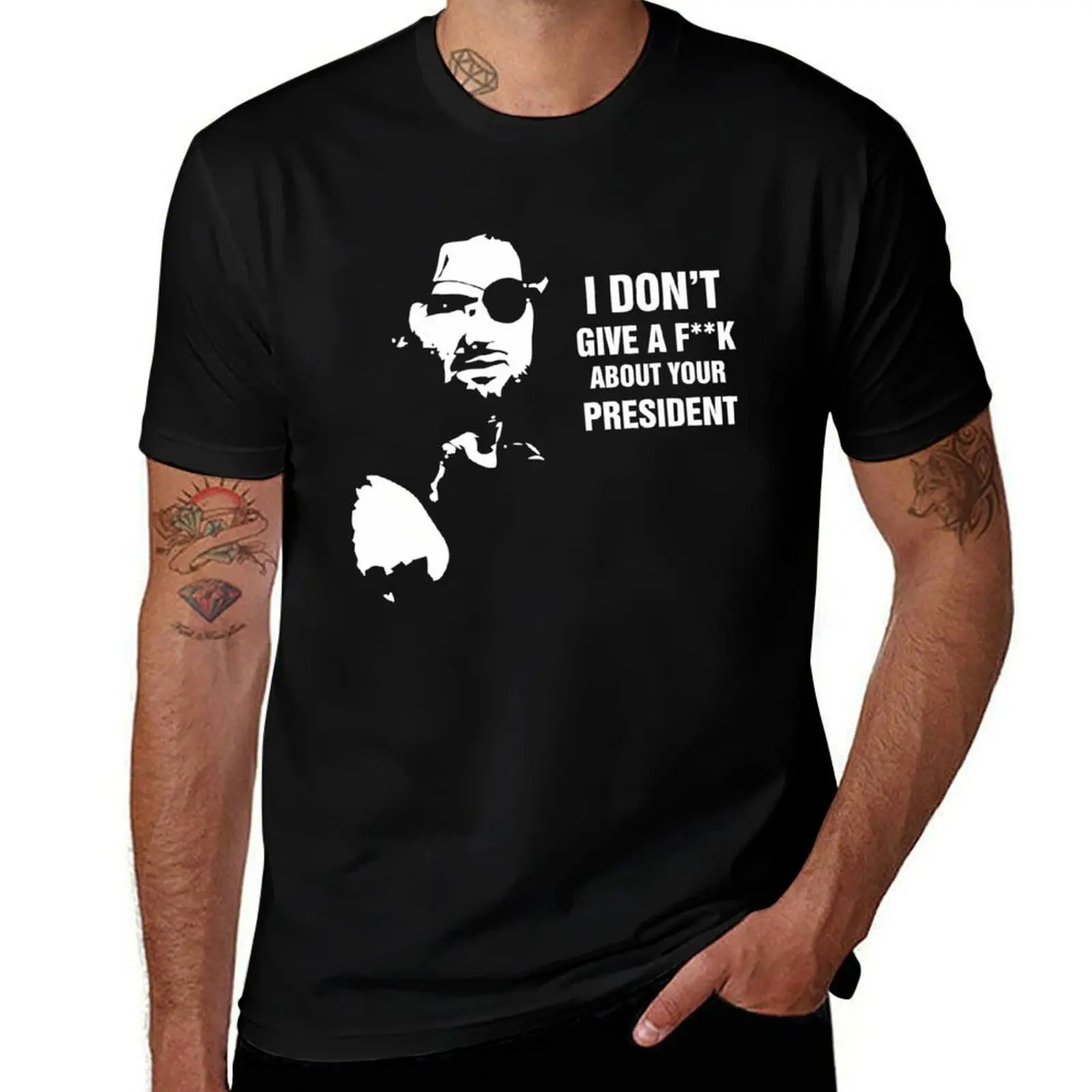 

Snake P.l.i.s.s.k.e.n - I Don'T Give A F...K - Escape From New York - New York 1997 T-Shirt shirts graphic men tshirt