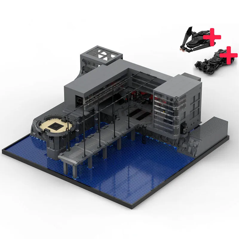 

11753pcs MOC Batcave From BvS Architecture Building Blocks Bricks Toy for Children Adult Birthday Festival Gift