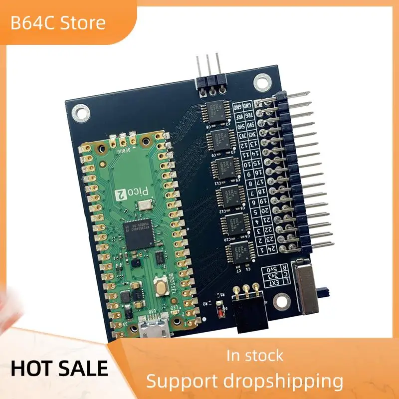 

B64C 2X Logic Analyzer V6.0 RP2350 Pico 2 400Mhz 24 Channel Logic Analyser Software Is Available For Windows, OSX And Linux