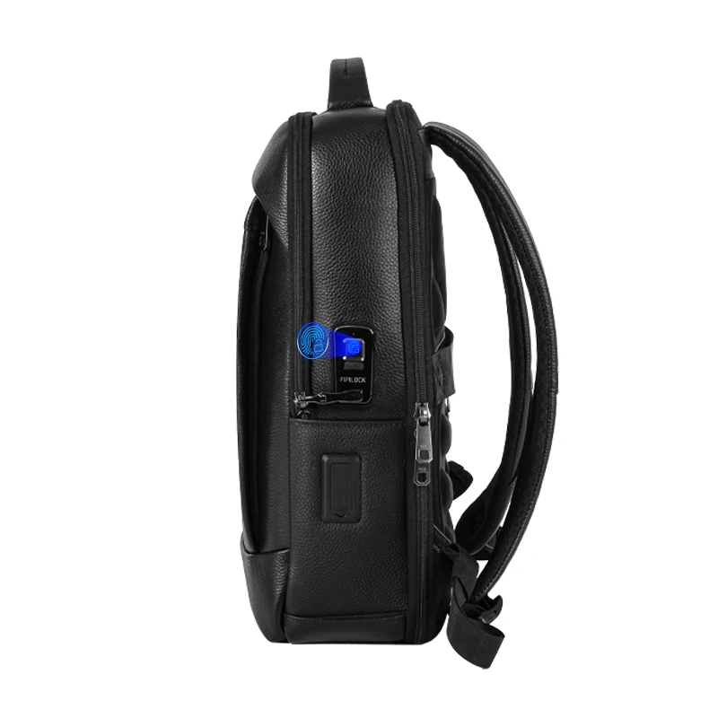 Fingerprint Lock Männer Rucksack Business Laptop Rucksack Anti-diebstahl Große Kapazität Männer Reisetaschen Neue