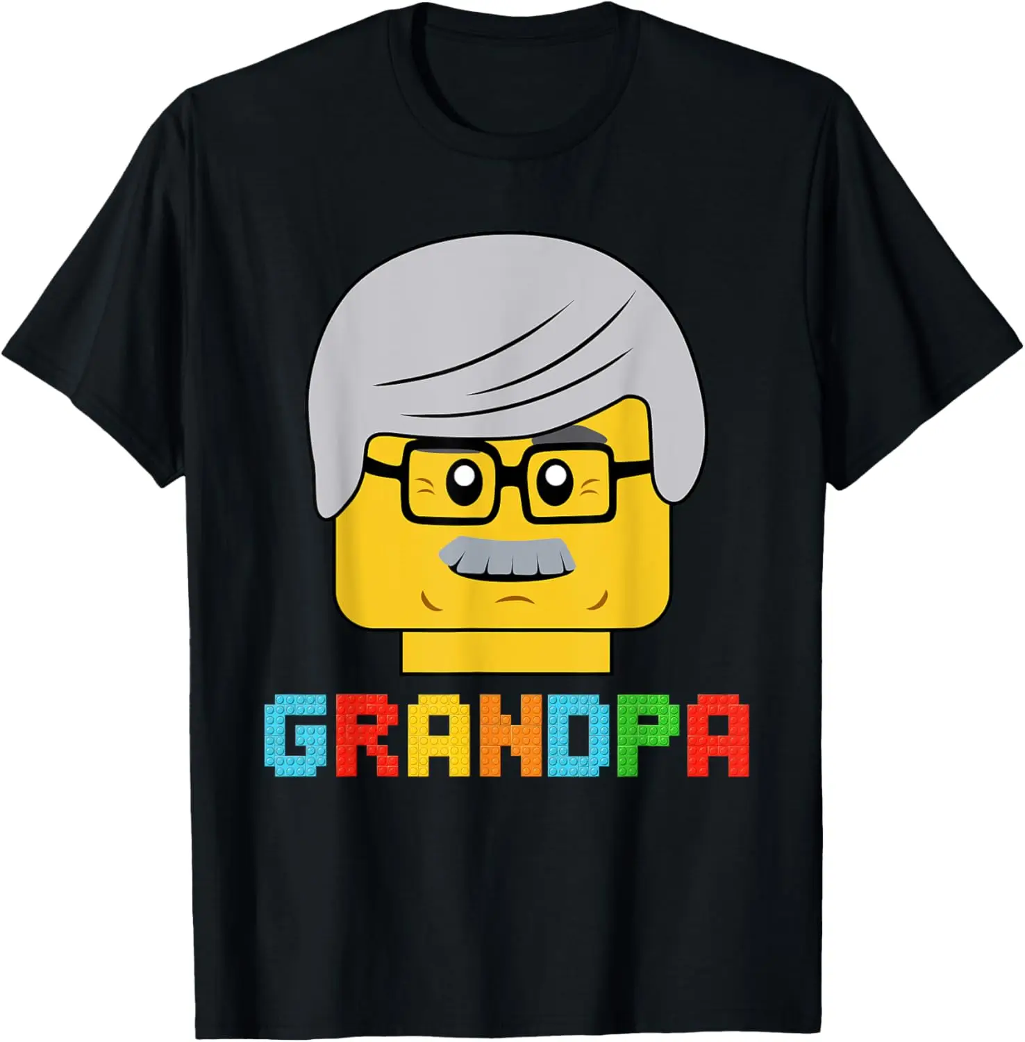 

New t-shirt - Building Block Brick Grandpa Master Builder Family Matching T-Shirt