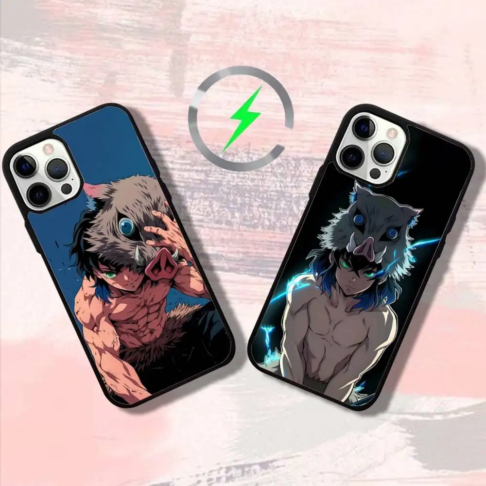 

Anime H-Hashibira Inosukes Phone Case For iPhone 17,16,15,14,13,12,11,Pro,Max,Plus,Mini,SE4,E Magnetic Magsafe Wireless Charging
