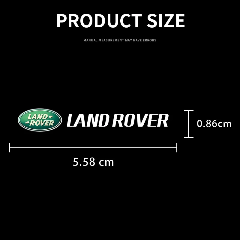 1/2/5/10Pcs Car Badges Auto Interior Decor Logo Stickers For Land rover range rover 3 4 L322 L405 Freelander 2 Discovery 5