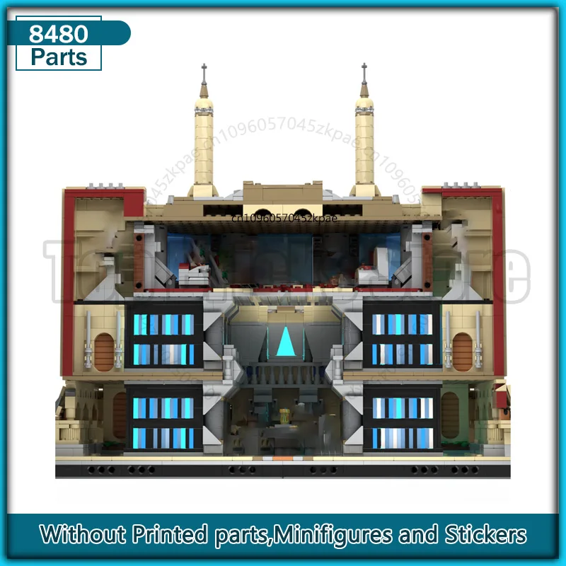 UCS 寺院 MOC ビルディングブロックジオラマ DIY アセンブリ創造的な建築モデルレンガセットディスプレイコレクションおもちゃギフト
