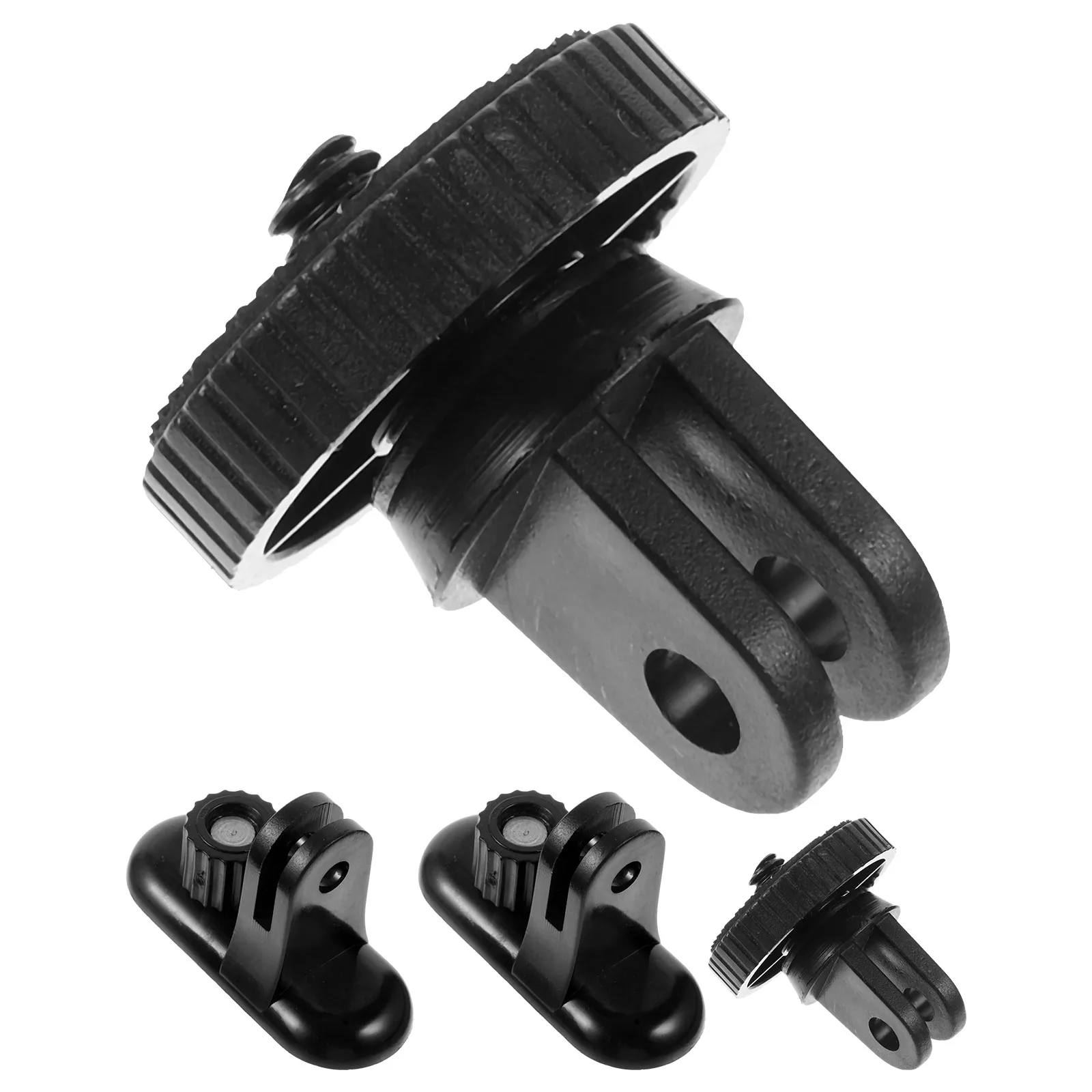 4Pcs Camera Tripod Mount Adapter Conversion Kit for Action Cameras Includes 5Mm and Flat Adapters Stable Metal Mount for Camera