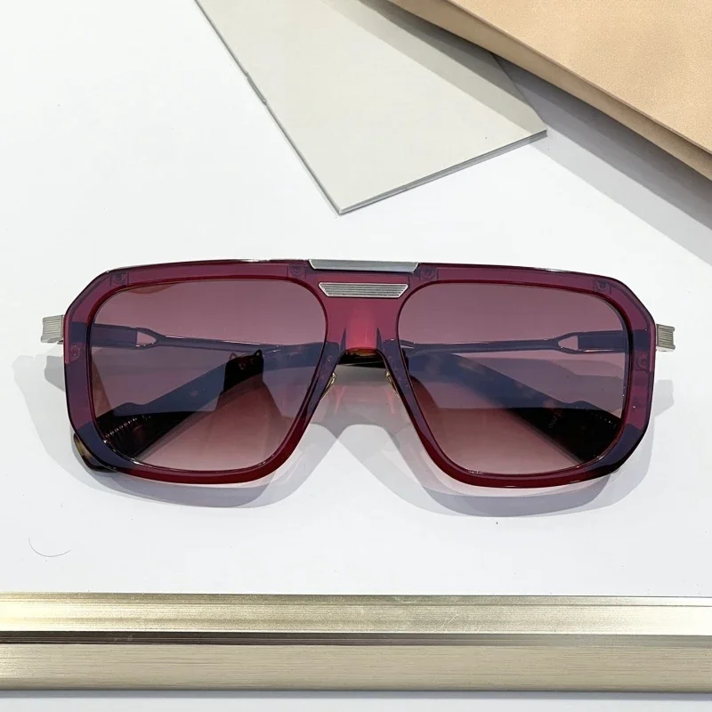 DONOHU Square Alloy Pilot Sunglasses Women Men Outdoor Popular High Quality Eyewear For Sun For Travel Street With Case