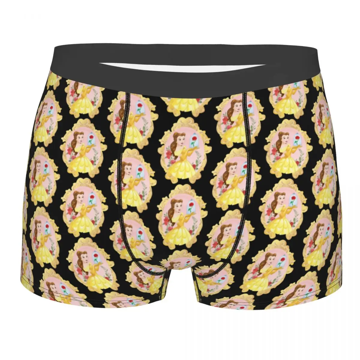 

Custom Beauty And The Beast Movie Underwear Men Print Boxer Briefs Shorts Panties Breathable Underpants
