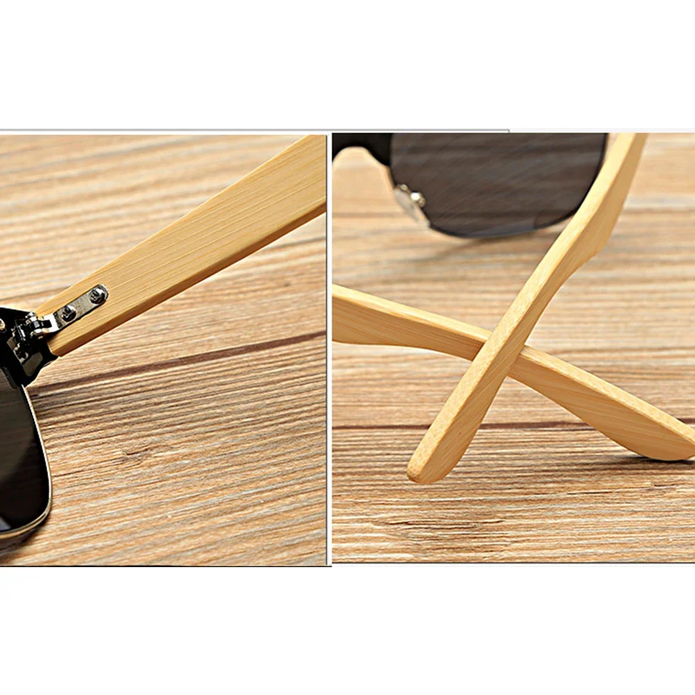 Leisure Style Round Handcrafted Frame Bamboo Temples Photochromic Gray Progressive Multi-focal Reading Glasses +0.75 To +4