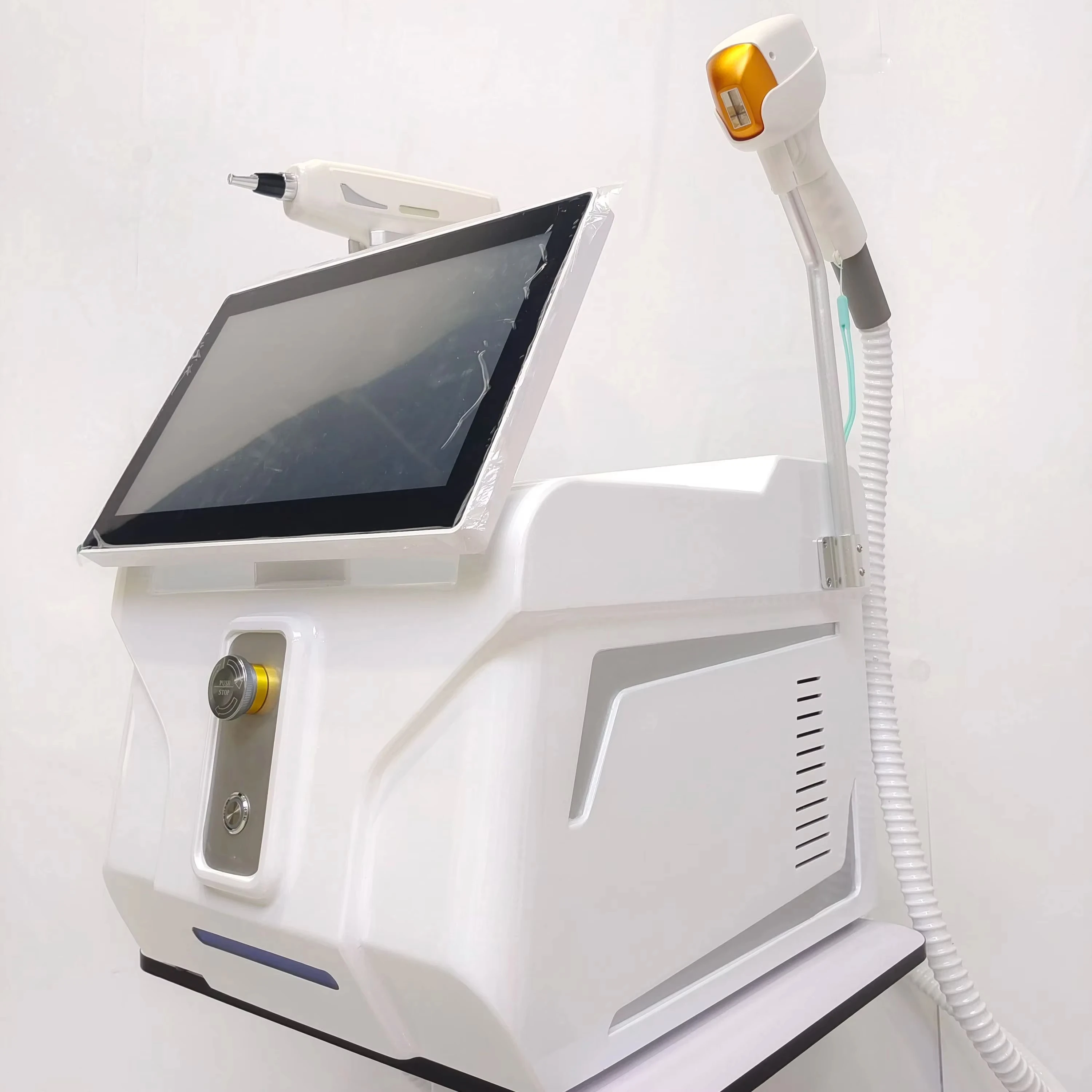 

Новейший аппарат для лазерной эпиляции 2-в-1 Titanium Ice Platinum Soprano Diode с 4 длинами волн (755/808/940/1064 нм), безболезненный.