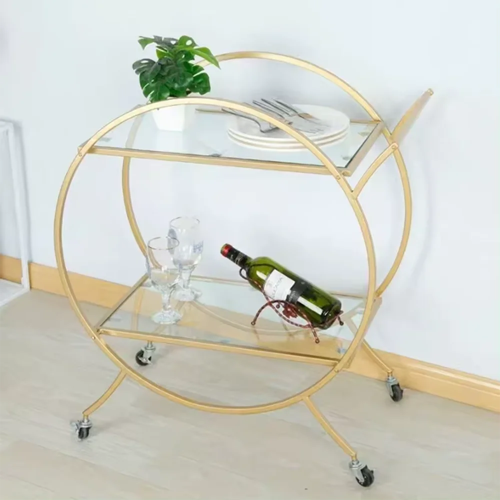 Event Decoration Wedding Metal Golden Candy Carts For Sale