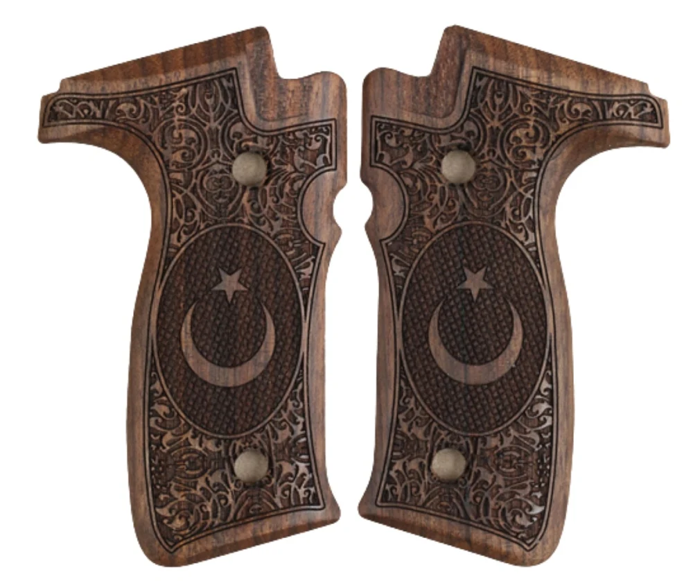 KSD Brand Zastava EZ9 / E40 Compatible Walnut Grips Framed