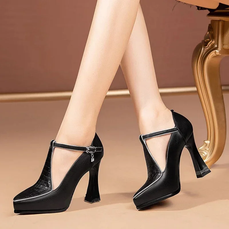 Sexy High Heels Shoes Women Pointed Toe Party Sandals Summer 2024 Fashion Dress Elegant Shoes Trend Platform Pumps Femme Zapatos