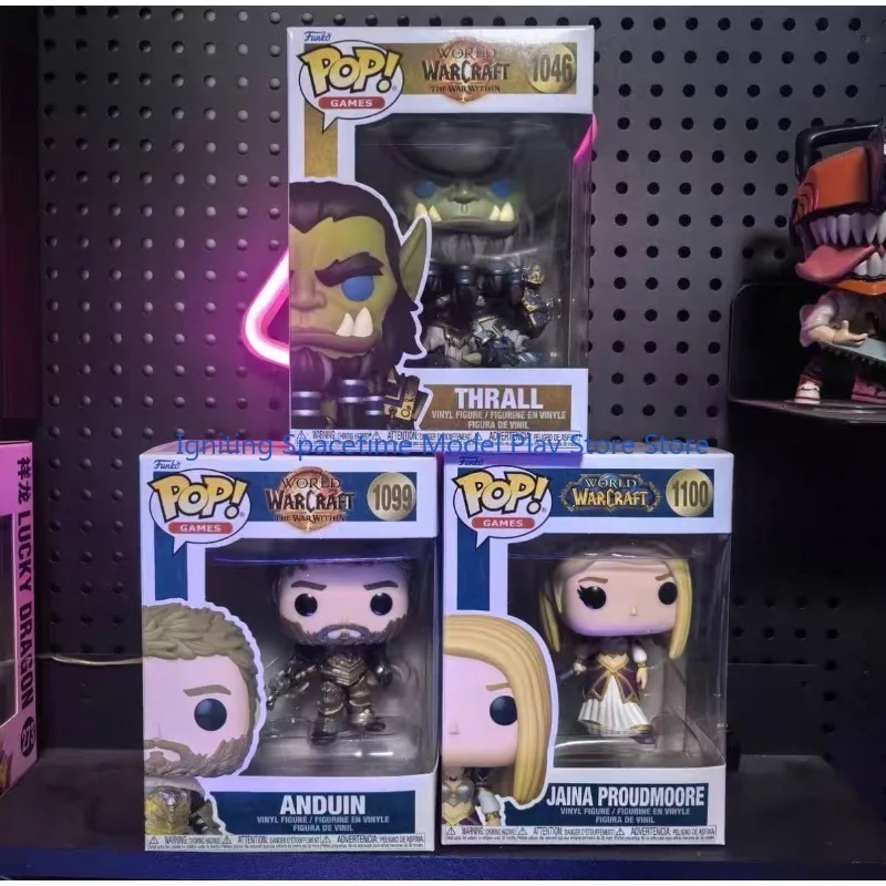 

FUNKO POP Original Games World of Warcraft Illidan Anduin Jaina Xal'atath Action Figure Toys for Boys Girls Gift Collectible