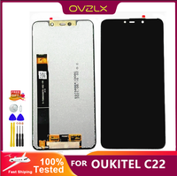 5.86 inch OUKITEL C22 LCD Display+Touch Screen Digitizer Assembly 100% Original New LCD Touch Digitizer For Oukitel C22 Display