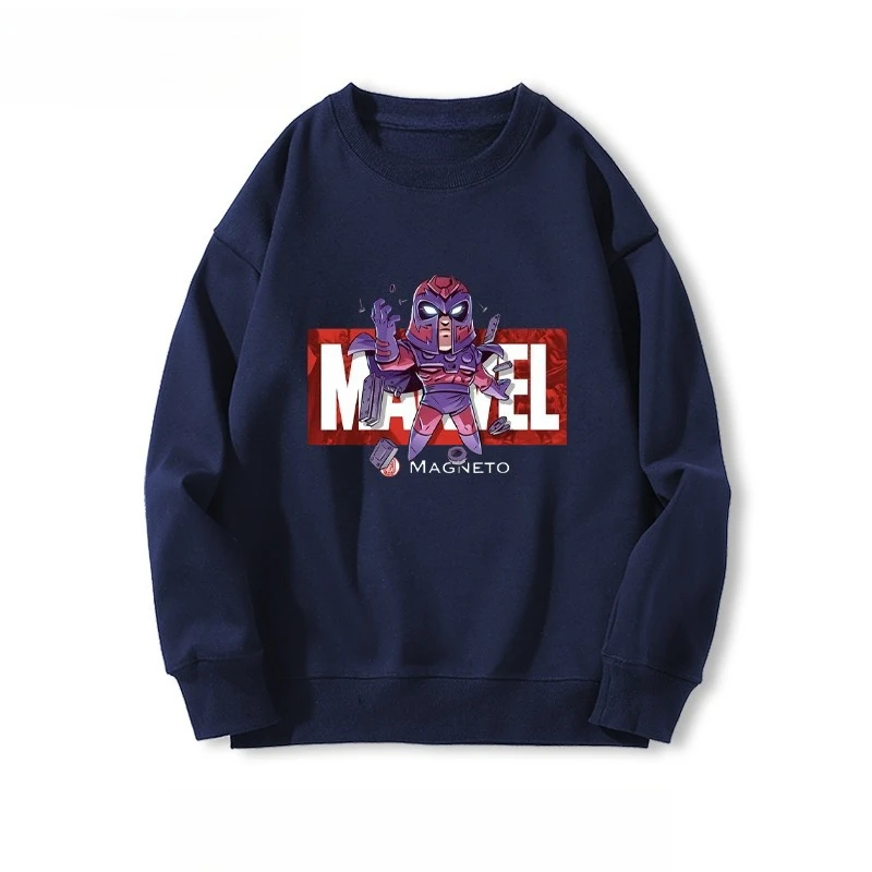 Marvel Avengers Iron Man waits for Spider Man Thor round neck hoodie men's autumn top