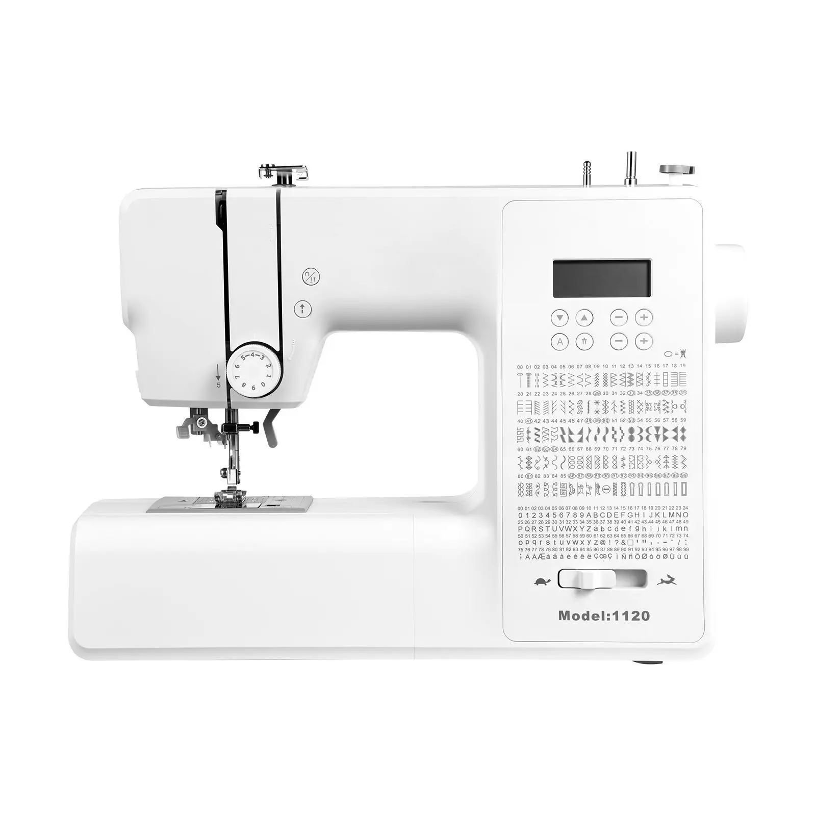 

Computerized Sewing Machine 200 Stitches with LCD Screen Heavy Duty Metal Frame and Foot Pedal for Crafts and Mending