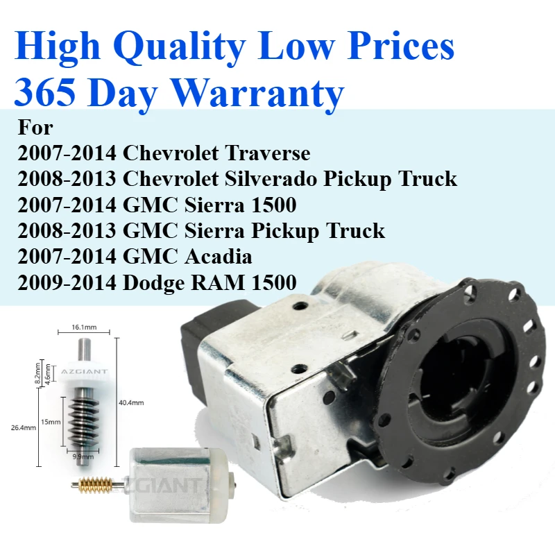 For Chevrolet Traverse Silverado Pickup Truck GMC Sierra 1500 Pickup Truck Acadia Dodge RAM 1500 Side View Mirror Fold Motor DIY