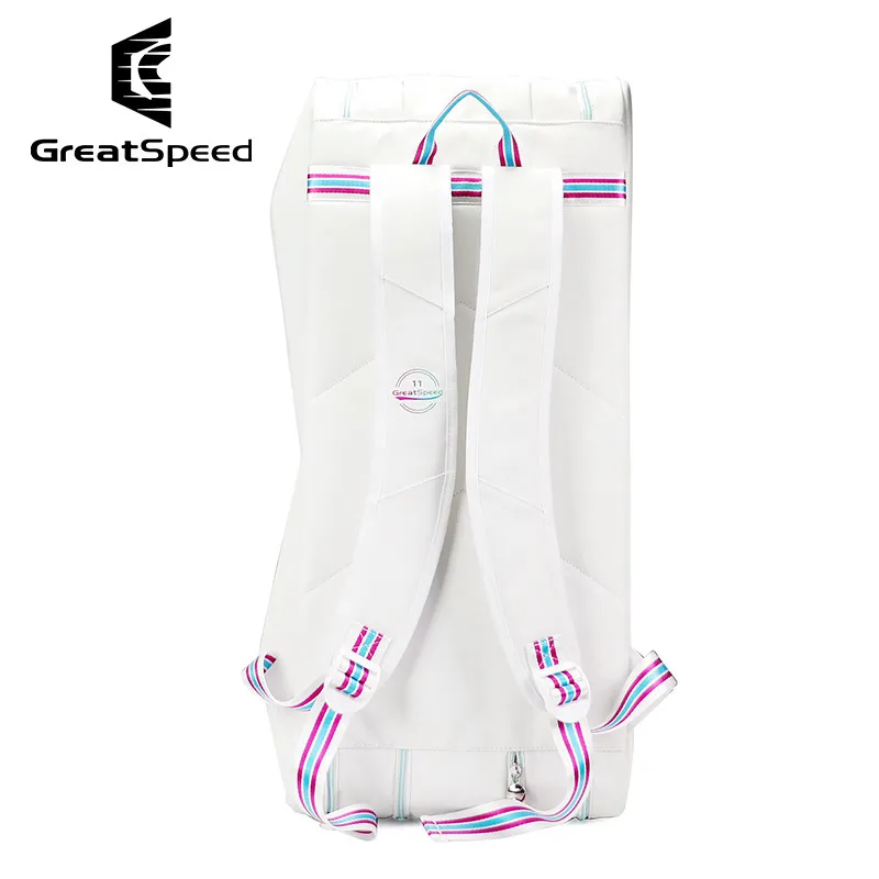 GreatSpeed Hard-shell Tennis Racquet Bag 6Pack 9Pack Large Capacity Squash Tennis Racket Backpack Shoe Compartment Tennis Bags view 4