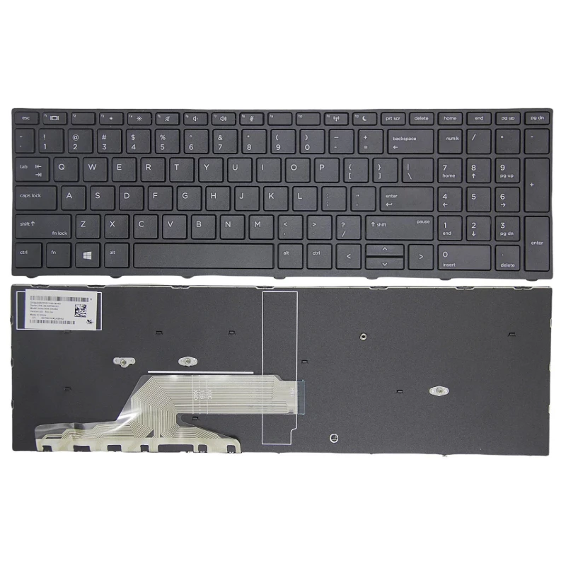 New US laptop keyboard for HP Probook 450 G5 455 G5 470 G5 black /silver keyboard