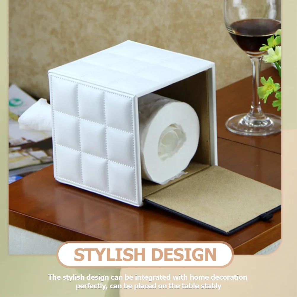 Tissue Box Magnetic Car Holder Valet Kitchen Wipe Case Cover Hard to Break Portable