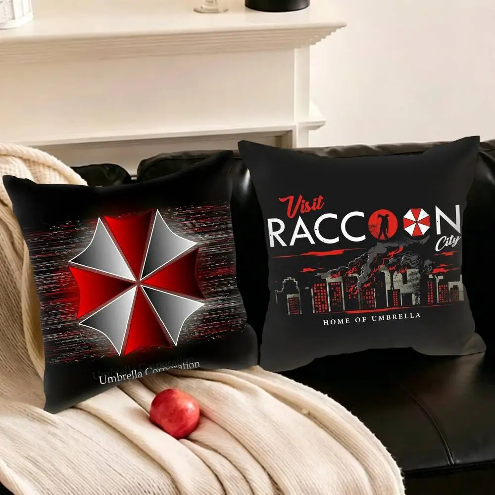 U-Umbrella-A C-Corporation  Various Sizes Square Pillowcase For Car Home Bedchamber Decor