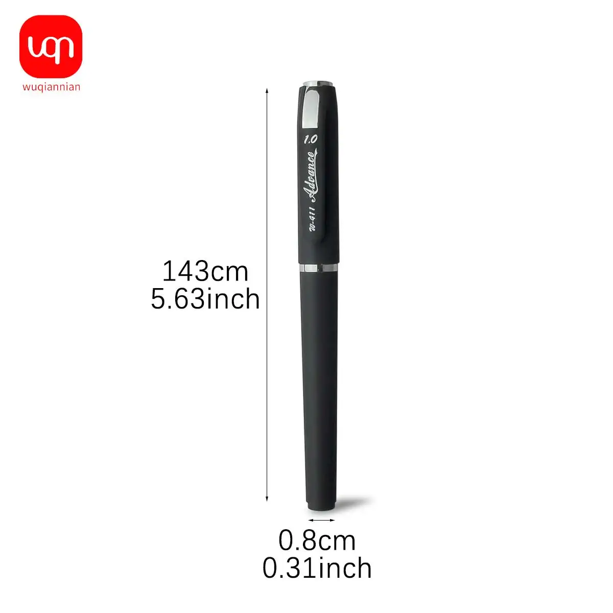 3/6pcs High Quality Matte Gel Pen, Black Water Based Pen, 1.0mm Nib, Workplace Signature Pen, Writing Pen Exam Pen