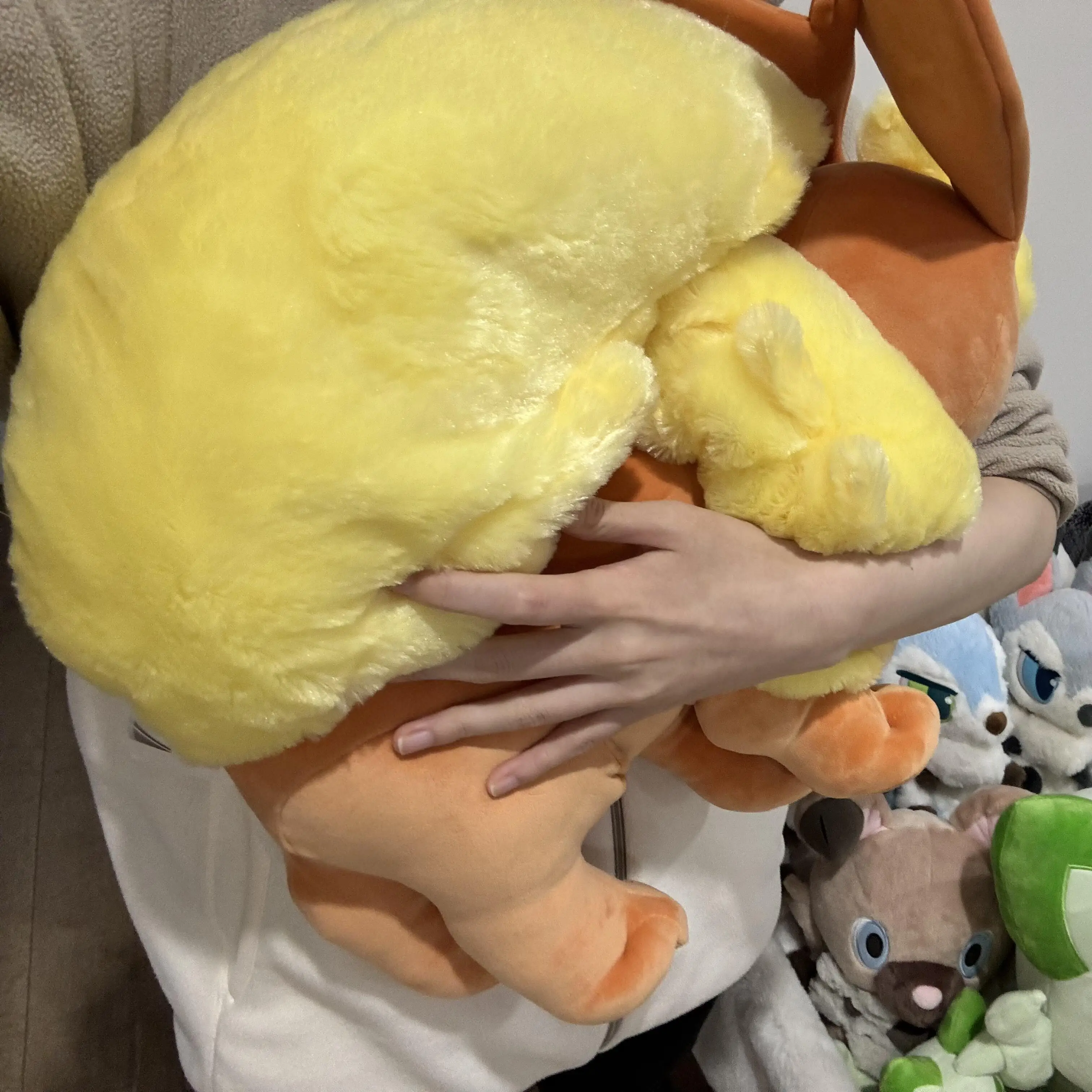 pokemon-evoli-sleep-flareon-plush-toy-soft-stuffed-animal-eevee-evolution-umbreon-jolteon-espeon-leafeon-vaporeon-doll-gift