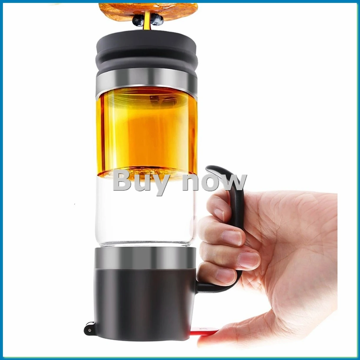 

Стеклянный дозатор для меда на 12 унций, медовница с ручкой, дозатор для меда без капель, дозатор для сиропа для кофе или чая - ABYS