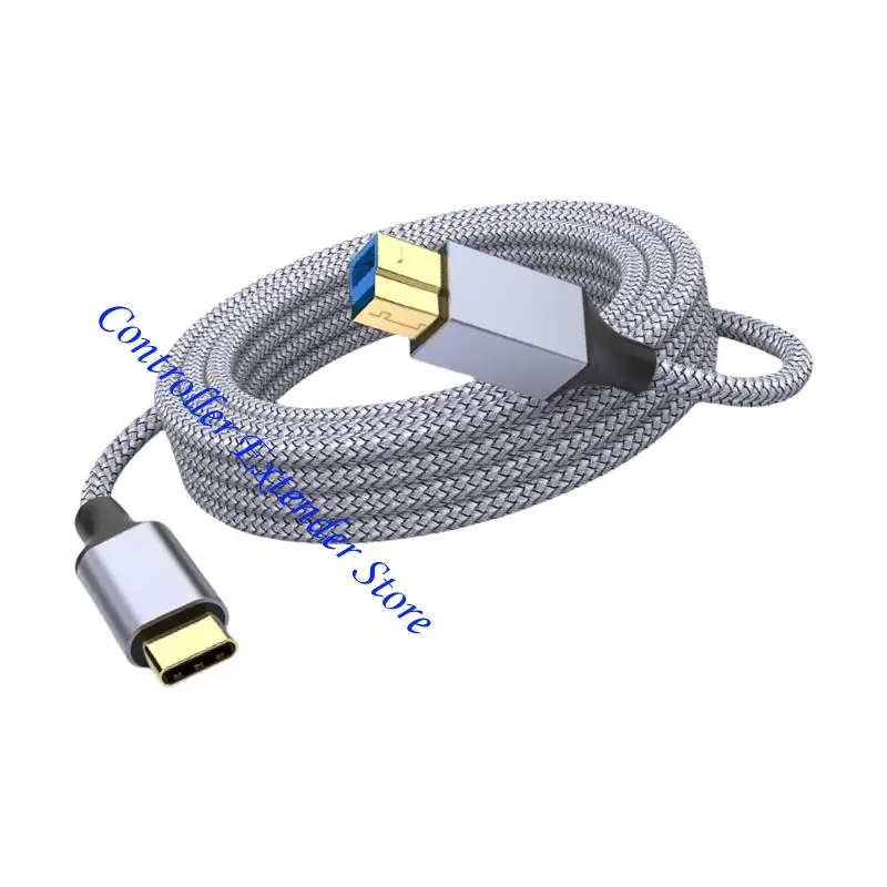 N84B Tipo C cable impresora USB B 5Gbps Transferencia datos velocidad rápida para escáneres
