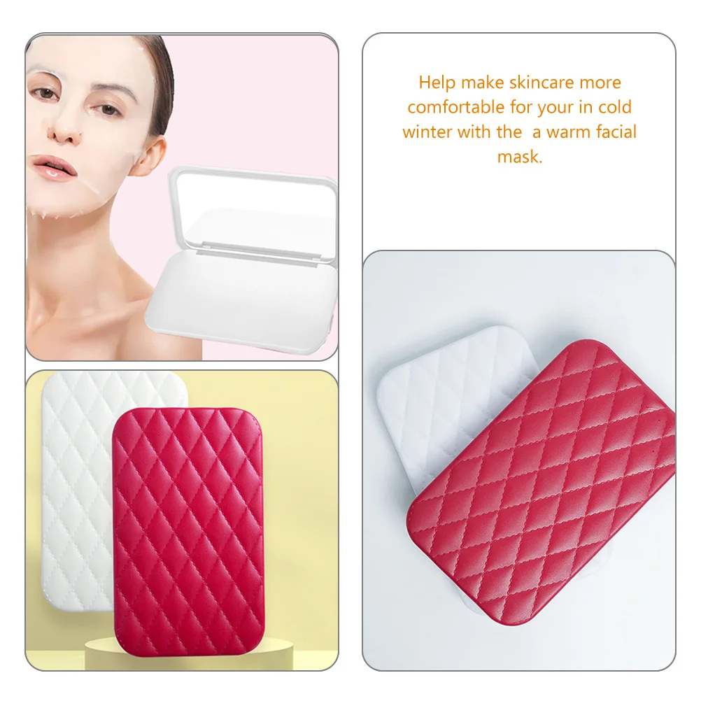 Facial Mask Heater Winter Skincare Device Portable Warm Therapy For Face Care Usb Heating Mirror Gift For Women