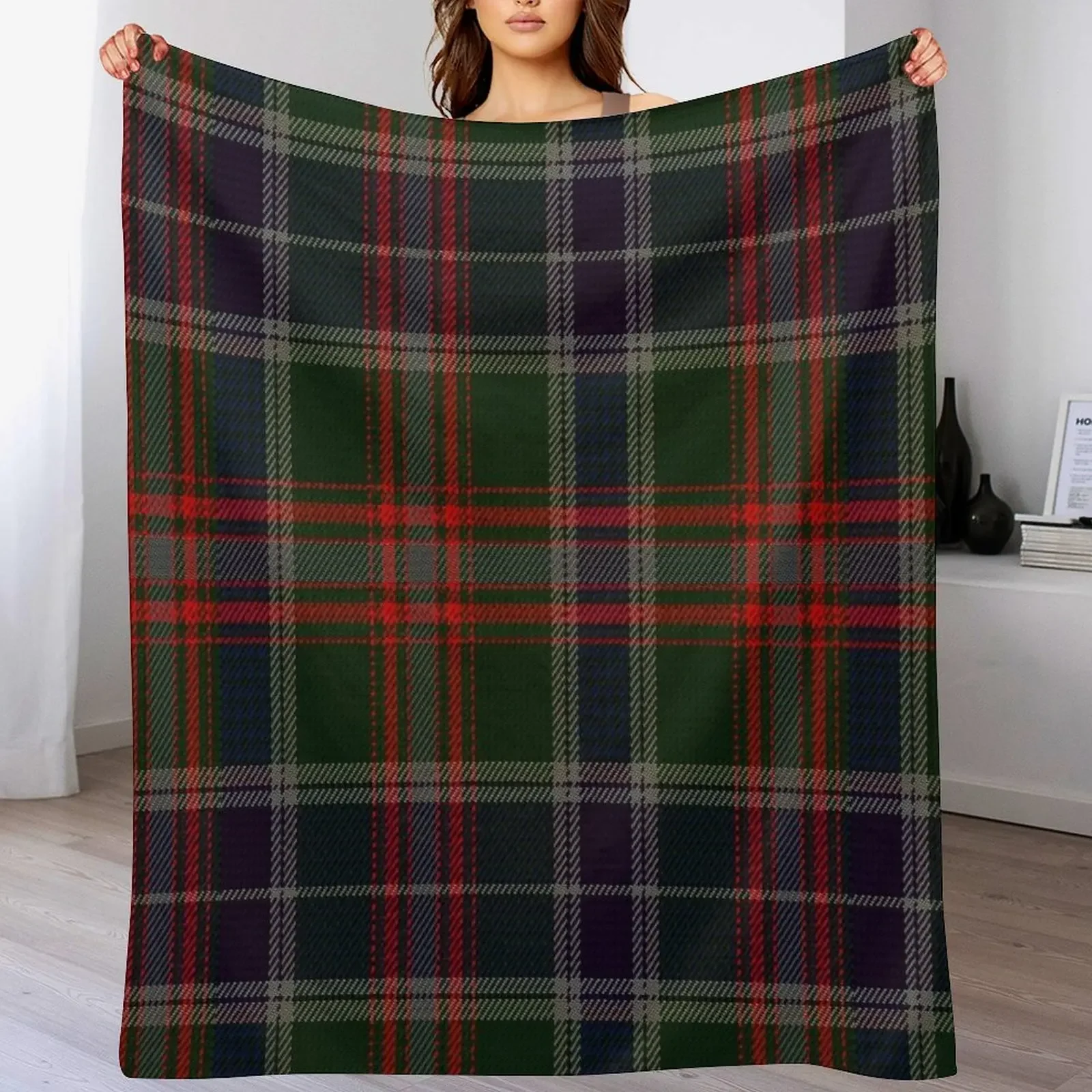 

Clan Currie Tartan Throw Blanket Baby blankets ands Soft Plush Plaid Plaid on the sofa Blankets