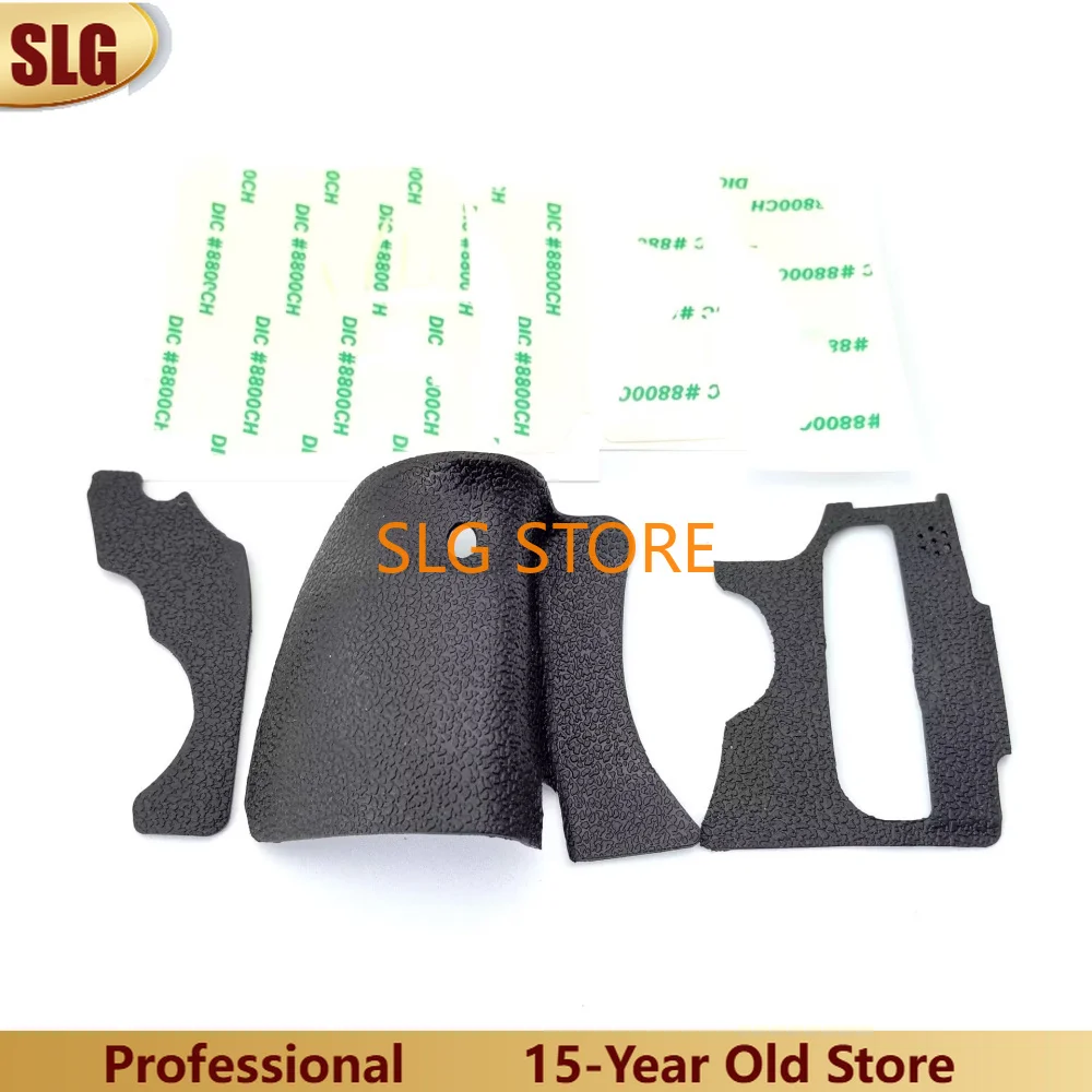 Novo um conjunto de 3 peças corpo aperto lado esquerdo polegar traseiro unidade de borracha para canon 60d dslr câmera peça substituição