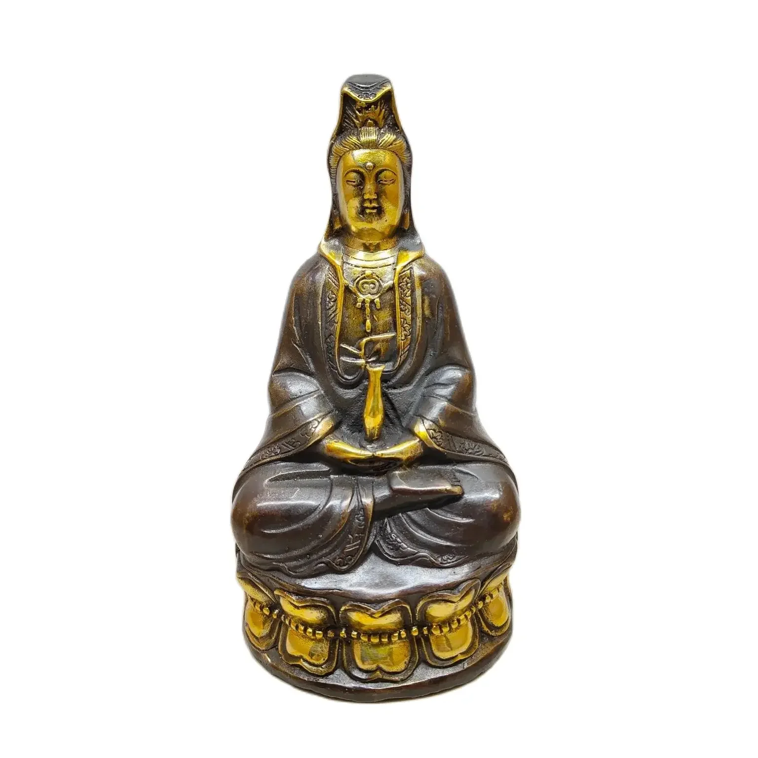 Wholesale Buddha statues, Guanyin Feng Shui offerings, decorations, brass, purple copper gilded ornaments, handicrafts