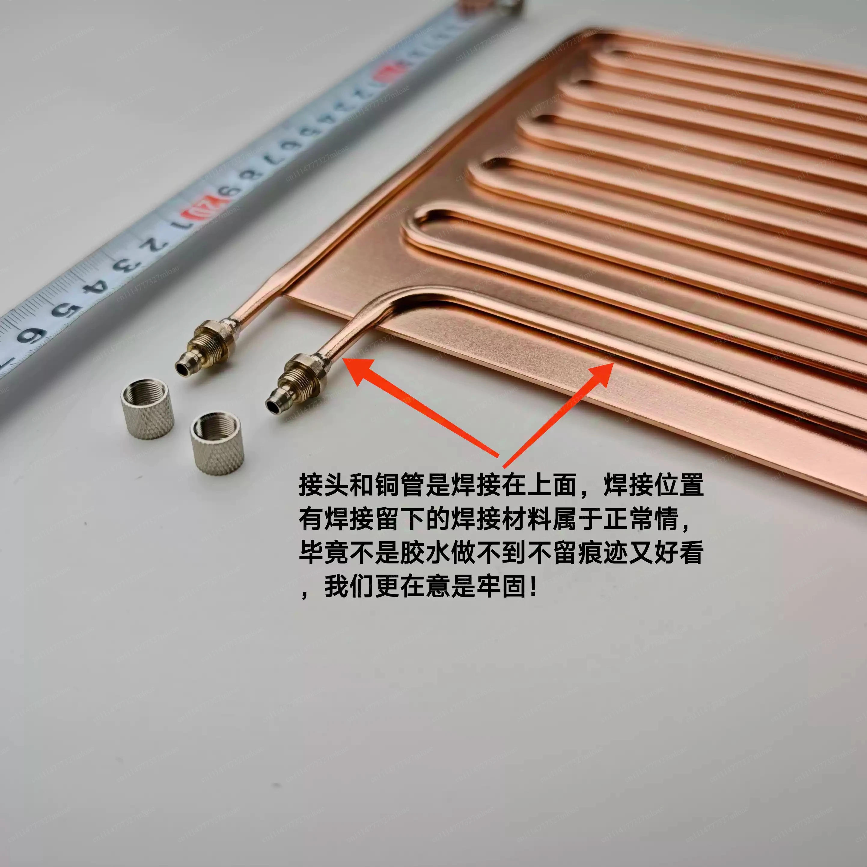 DIY water-cooled tablet computer mobile phone copper heat dissipation water-cooled sheet semiconductor liquid