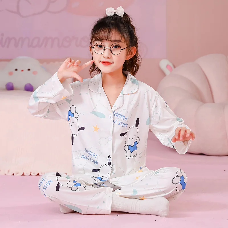 Loungewear Sets for Children Children\'s Pajamas Girls Clothes 2 to 8 Years Pajama Girl Sleepwear Robe Clothing