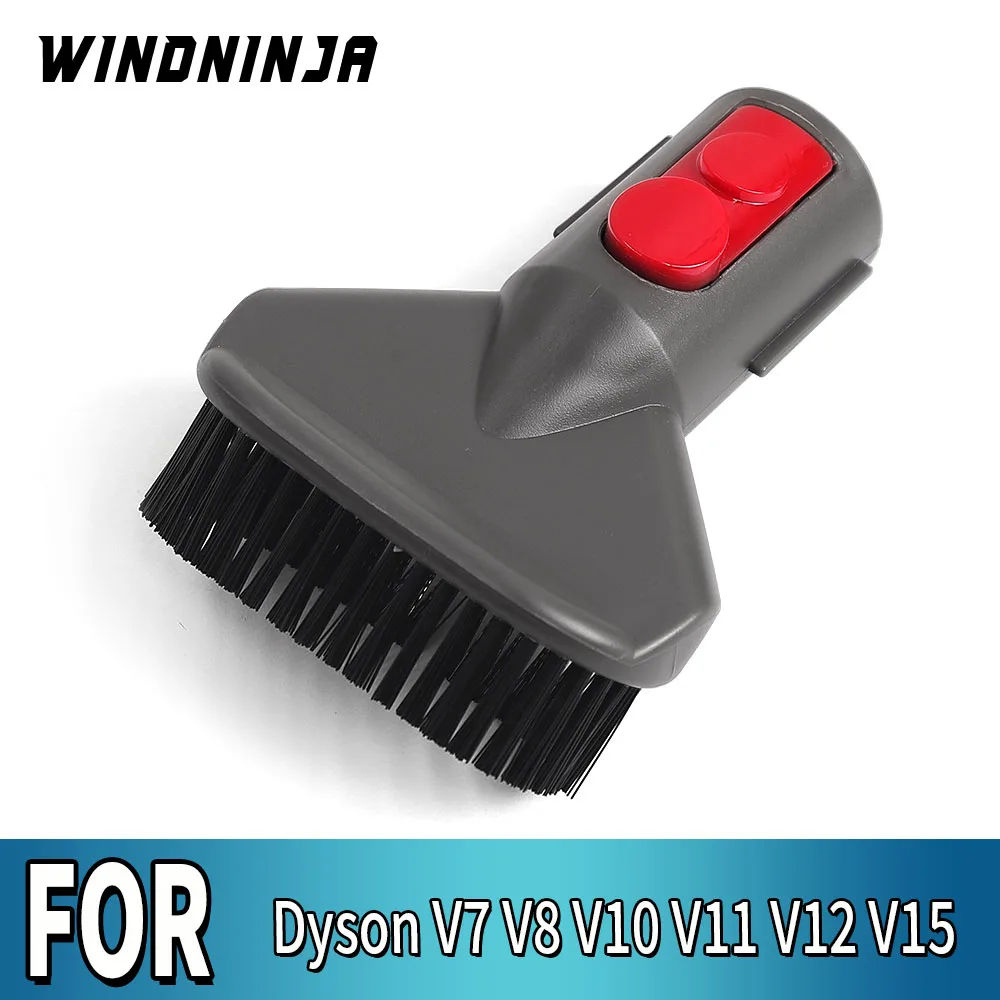 Stiff Bristle Brush Head for Dyson V7 V8 V10 V11 V15 Vacuum Cleaner Multi Functional Clean Stains Vacuuming Attachment Tools