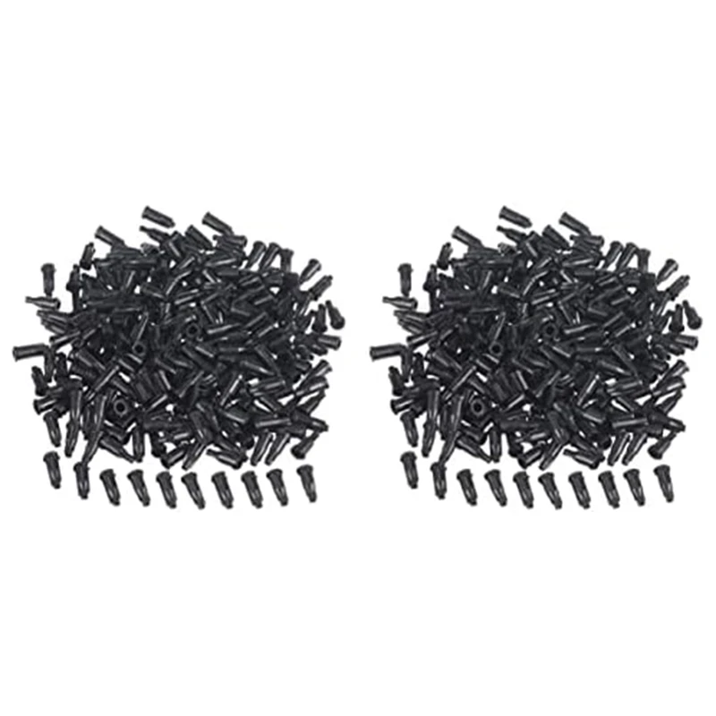 WFF 250Pcs Tip Caps For Luer Lock, Black Dispensing Needle Tip Cap Caps Plug For Sliding Tip